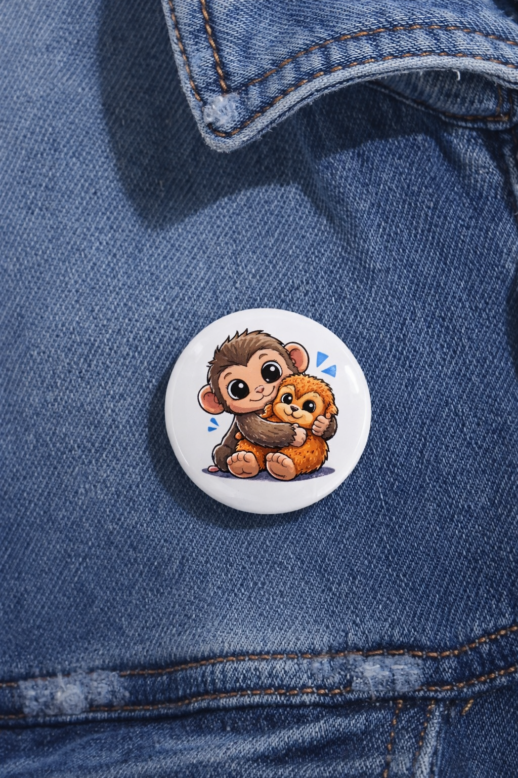 Punch Monkey Pin