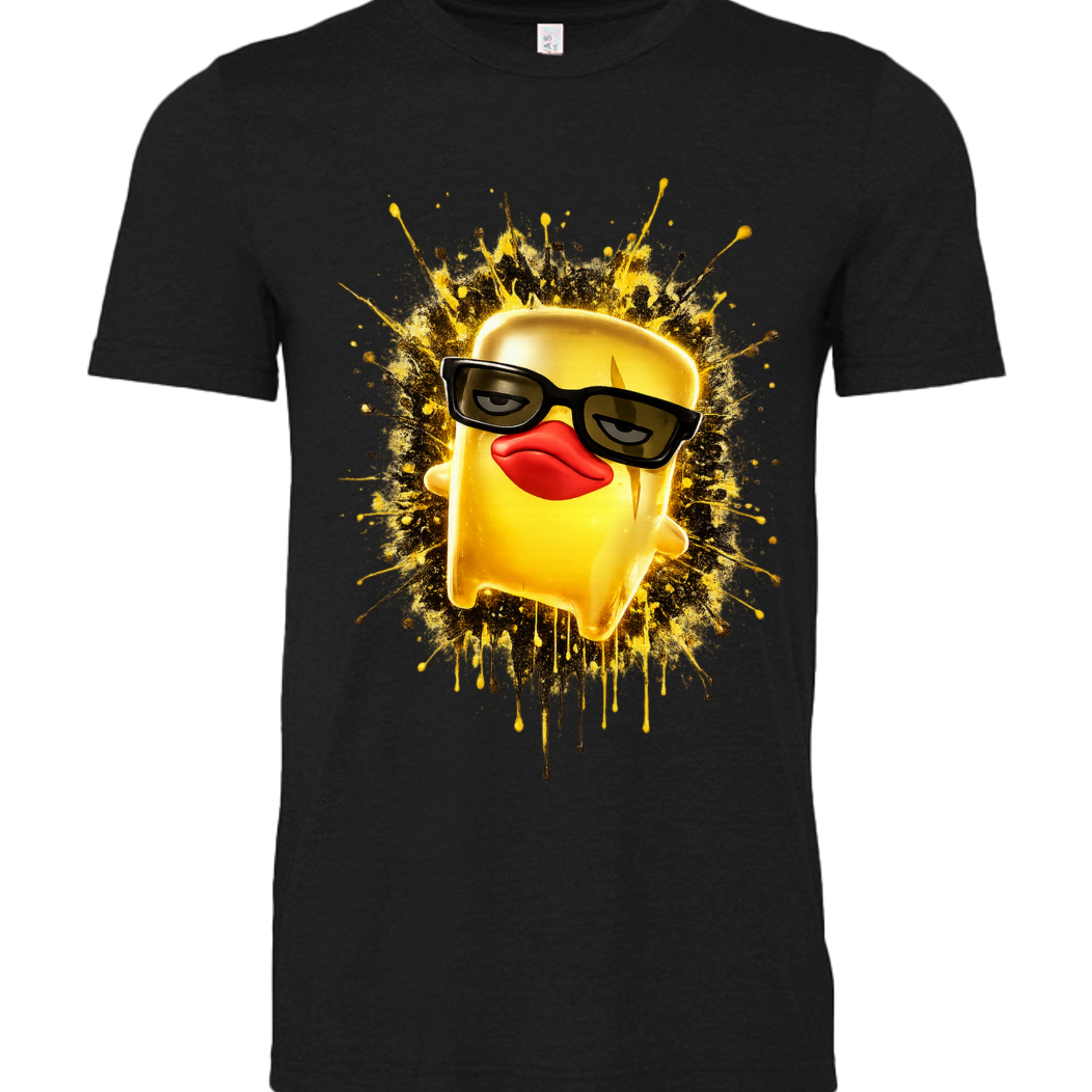 Solid Black Blend - 3001CVC - FRONT