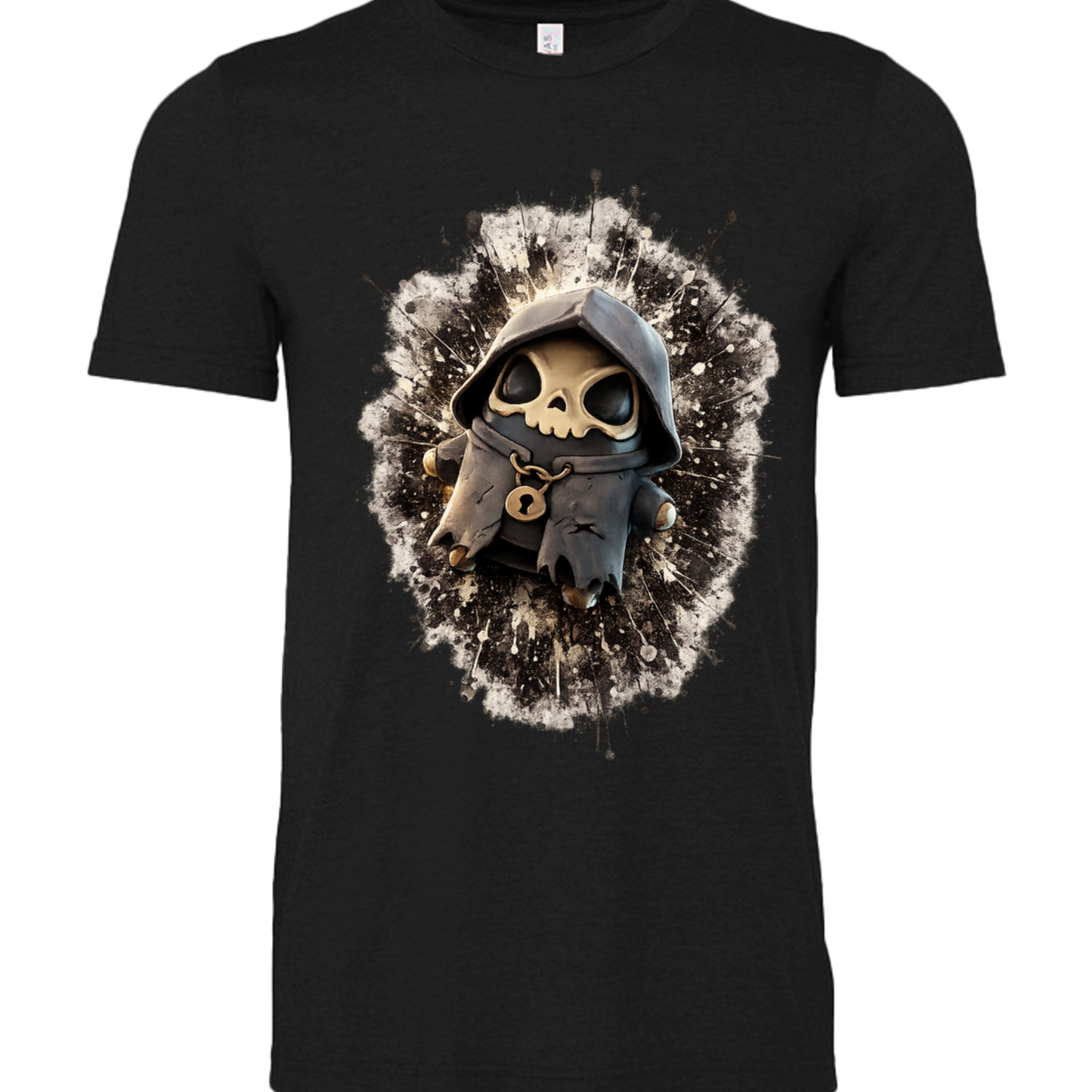 Solid Black Blend - 3001CVC - FRONT