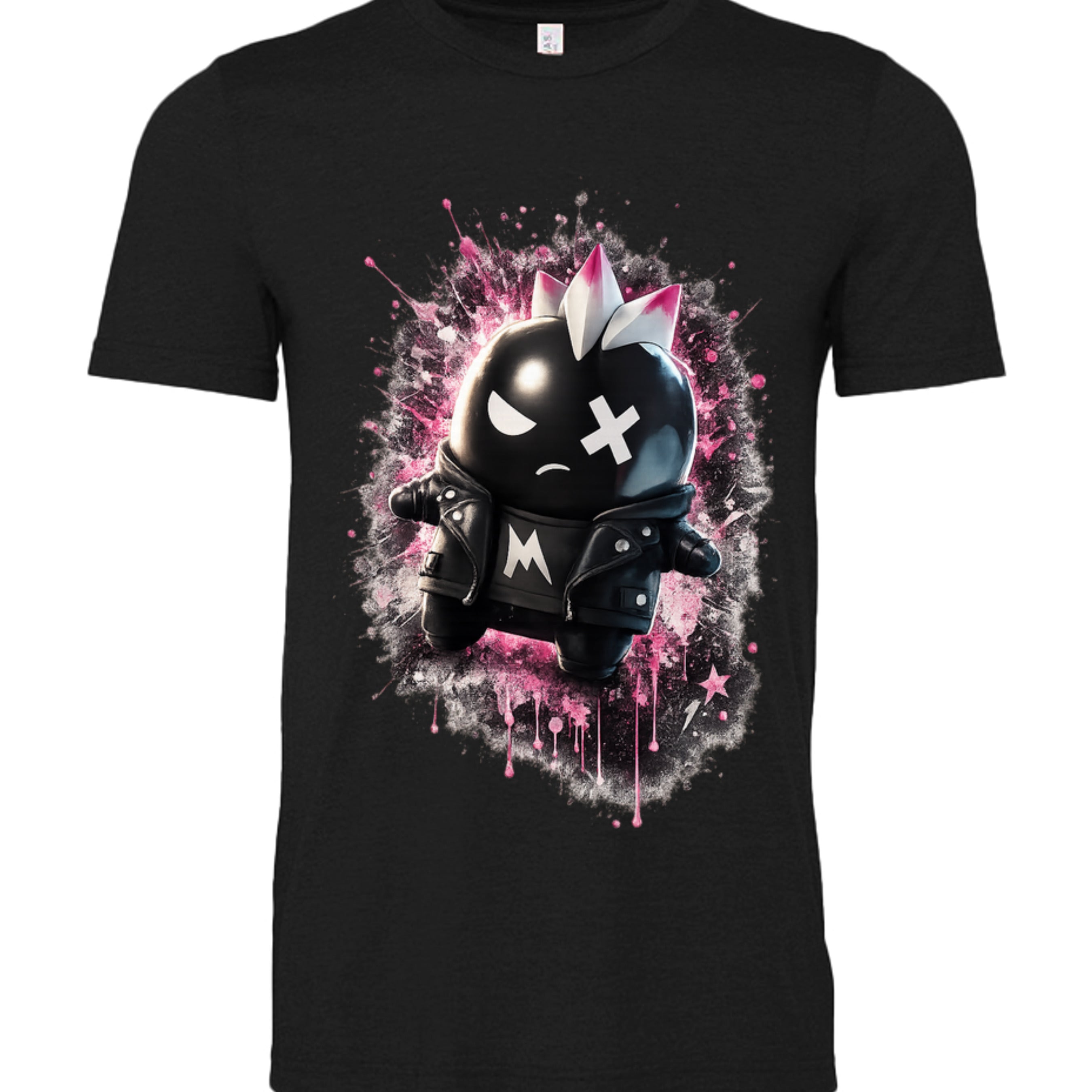 Solid Black Blend - 3001CVC - FRONT